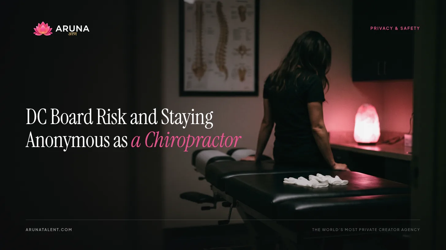 Chiropractor on OnlyFans: DC Licensing Board Risk, Chiropractic Ethics, and Identity Protection