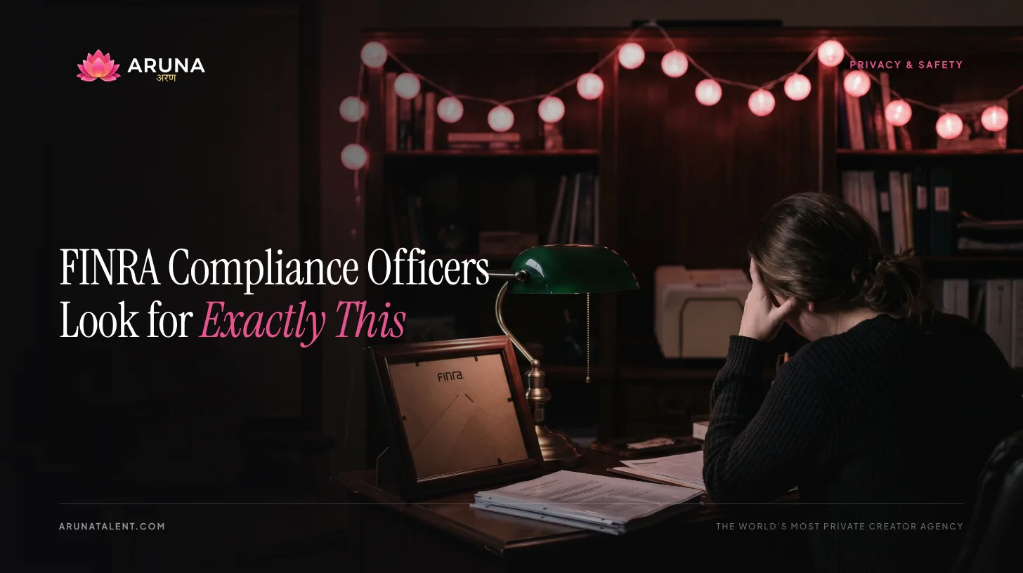 Financial Advisor on OnlyFans: FINRA Licensing Risk, Firm Policies, and Identity Protection