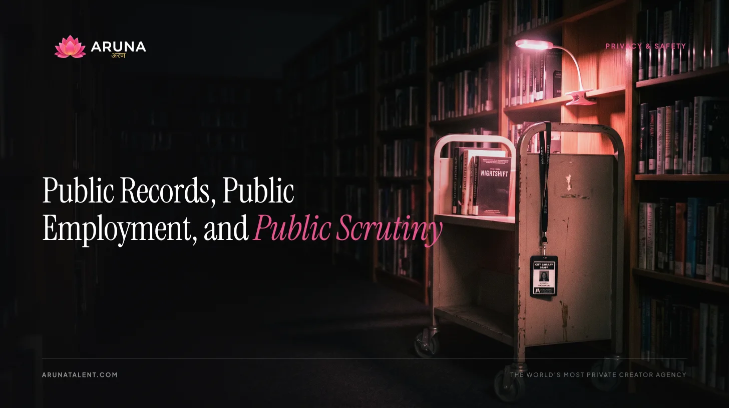 Librarian on OnlyFans: Public Employee Risk, ALA Ethics, and Identity Protection