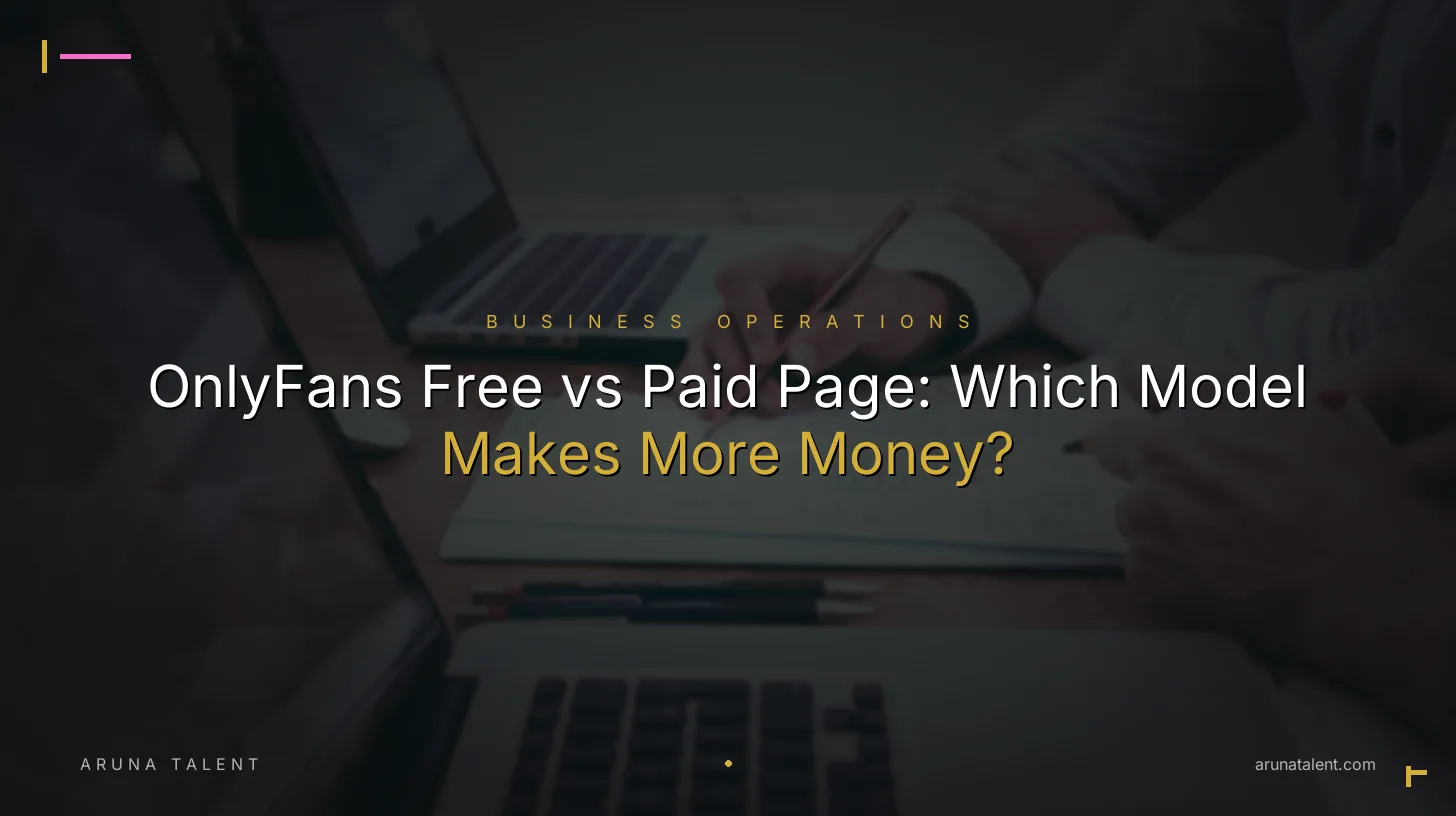 OnlyFans Free vs Paid Page: Which Model Makes More Money?