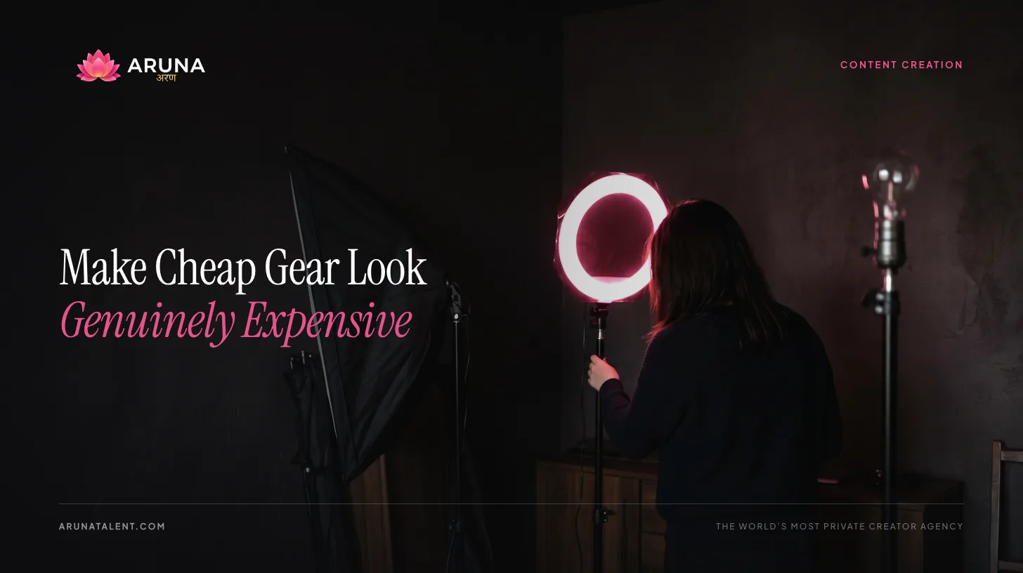 OnlyFans Lighting Setup: Make Cheap Gear Look Expensive