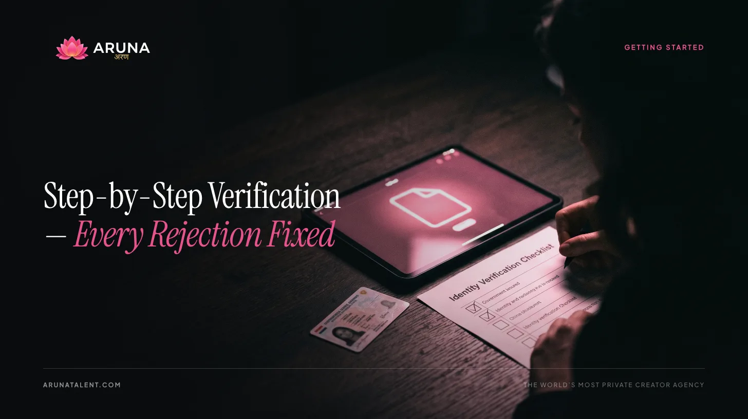 OnlyFans Verification: Step-by-Step Guide + Every Rejection Fix