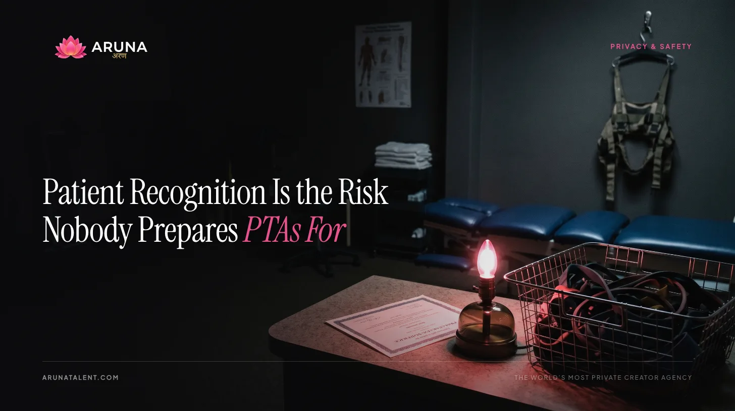 Physical Therapist Assistant on OnlyFans: PTA License Risk, Patient Recognition, and Identity Protection