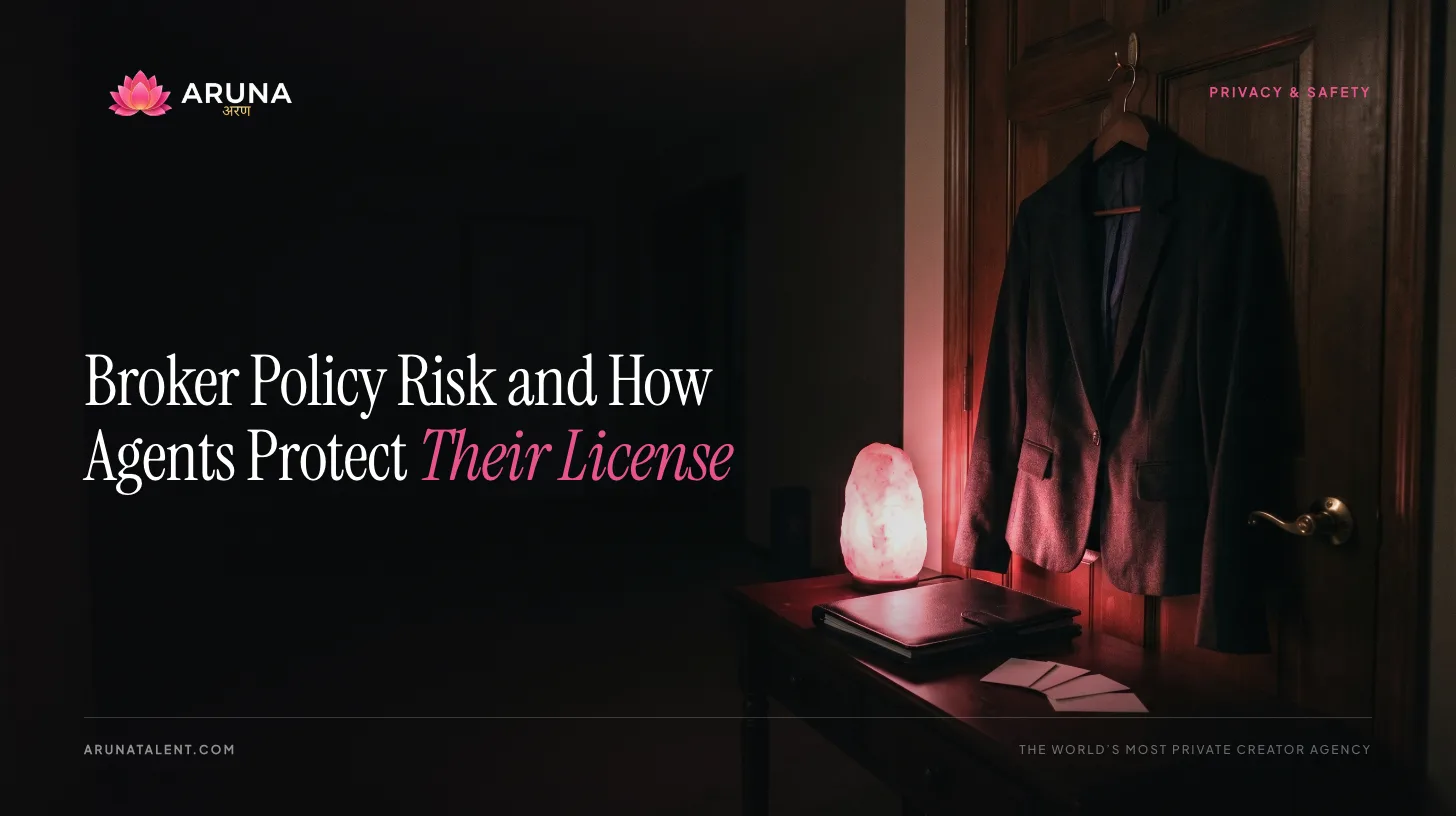Real Estate Agent on OnlyFans: License Risk, Broker Policies, and Identity Protection